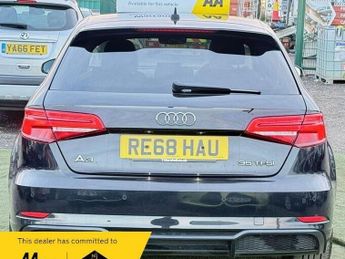AUDI A3 1.5 TFSI CoD 35 Black Edition Sportback S Tronic Euro 6 (s/s) 5d