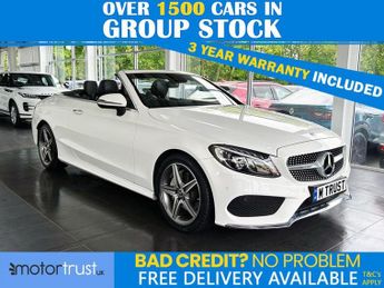 Mercedes C Class 2.0 C200 AMG Line Cabriolet 2dr Petrol G-Tronic+ Euro 6 (s/s) (1