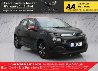 Citroen C3 1.2 PureTech Feel Hatchback 5dr Petrol Manual Euro 6 (82 ps) NAT