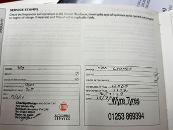 FIAT 500 1.2 Lounge Hatchback 3dr Petrol Manual Euro 6 (s/s) (69 bhp) ***