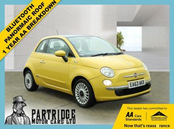 Fiat 500 1.2 Lounge Hatchback 3dr Petrol Manual Euro 6 (s/s) (69 bhp)