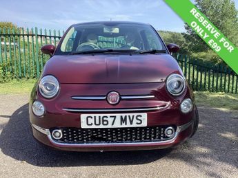 FIAT 500 1.2 Lounge Hatchback 3dr Petrol Manual Euro 6 (s/s) (69 bhp)