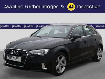 Audi A3 1.0 TFSI Sport Sportback 5dr Petrol Manual Euro 6 (s/s) (116 ps)