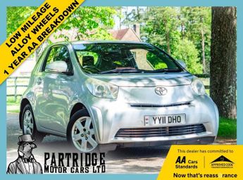 Toyota iQ 1.0 VVT-i Hatchback 3dr Petrol Manual Euro 5 (68 ps)