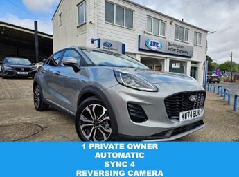 Ford Puma 1.0T EcoBoost MHEV Titanium SUV 5dr Petrol Hybrid DCT Euro 6 (s/