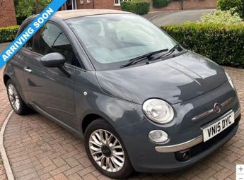 Fiat 500 1.2 Lounge Convertible 2dr Petrol Manual Euro 6 (s/s) (69 bhp)