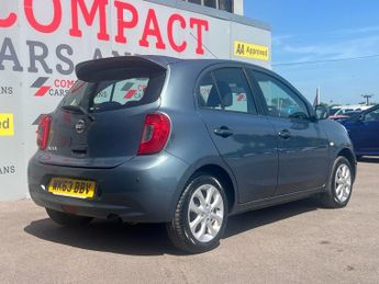 NISSAN MICRA 1.2 Acenta Hatchback 5dr Petrol CVT Euro 5 (80 ps)