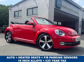 VOLKSWAGEN BEETLE 1.6 TDI BlueMotion Tech Design Cabriolet 2dr Diesel DSG Euro 5 (