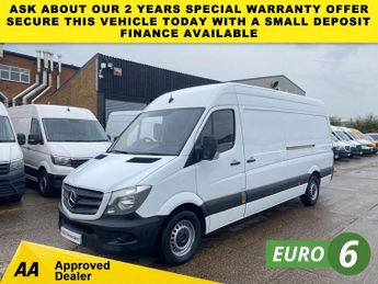 Mercedes Sprinter 2.1 314 CDI L3 H2 LWB H/ROOF 140BHP. RWD. LOW 73K MLS. FINANCE. 