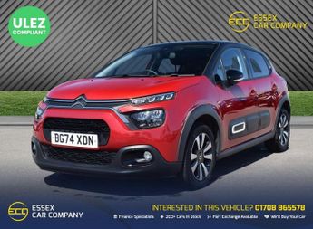 Citroen C3 1.2 PureTech PLUS Hatchback 5dr Petrol EAT6 Euro 6 (s/s) (110 ps