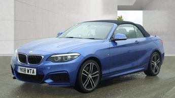 BMW 2 SERIES 1.5 218i M Sport Convertible 2dr Petrol Auto Euro 6 (s/s) (136 p