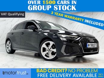 Audi A3 1.0 TFSI 30 S line Sportback 5dr Petrol Manual Euro 6 (s/s) (110