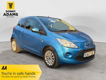 Ford Ka 1.2 Zetec Hatchback 3dr Petrol Manual Euro 5 (s/s) (69 ps)