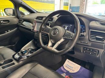 NISSAN LEAF 62kWh e+ N-Connecta Hatchback 5 door Electric Auto in Blue