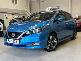NISSAN LEAF 62kWh e+ N-Connecta Hatchback 5 door Electric Auto in Blue