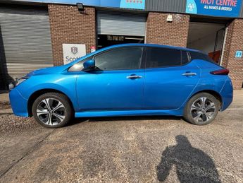 NISSAN LEAF 62kWh e+ N-Connecta Hatchback 5 door Electric Auto in Blue