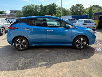 NISSAN LEAF 62kWh e+ N-Connecta Hatchback 5 door Electric Auto in Blue