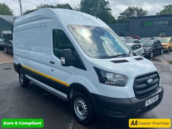 Ford Transit White 2.0 350 EcoBlue L3 H3 panel van, Euro 6, ULEZ compliant, 6