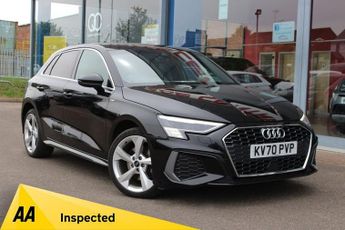 AUDI A3 1.4 TFSIe 40 S line Sportback 5dr Petrol Plug-in Hybrid S Tronic