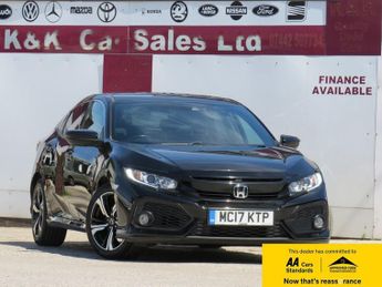 Honda Civic 1.0 VTEC Turbo SR Hatchback 5dr Petrol CVT Euro 6 (s/s) (129 ps)