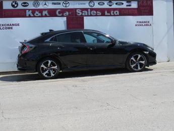 HONDA CIVIC 1.0 VTEC Turbo SR Hatchback 5dr Petrol CVT Euro 6 (s/s) (129 ps)