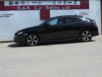 HONDA CIVIC 1.0 VTEC Turbo SR Hatchback 5dr Petrol CVT Euro 6 (s/s) (129 ps)