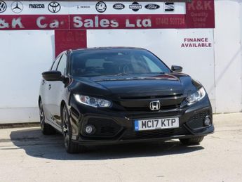 HONDA CIVIC 1.0 VTEC Turbo SR Hatchback 5dr Petrol CVT Euro 6 (s/s) (129 ps)