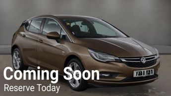 Vauxhall Astra 1.4i Turbo SRi Hatchback 5dr Petrol Manual Euro 6 (150 ps)