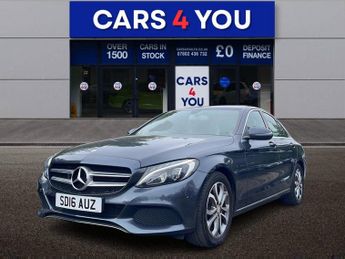 Mercedes C Class 2.0 C200 Sport (Premium) Saloon 4dr Petrol 7G-Tronic+ Euro 6 (s/