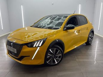 PEUGEOT E-208 50kWh GT Hatchback 5dr Electric Auto (136 ps)