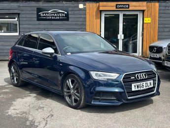 AUDI A3 1.6 TDI S line Sportback 5dr Diesel S Tronic Euro 6 (s/s) (110 p