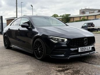 Mercedes CLA 1.3 CLA180 AMG Line Coupe 4 Door Petrol  Automatic Black 7G-DCT 