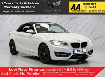 BMW 218 1.5 218i Sport Convertible 2dr Petrol Manual Euro 6 (s/s) (136 p