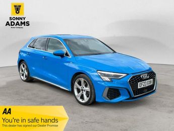 Audi A3 1.0 TFSI 30 S line Sportback 5dr Petrol Manual Euro 6 (s/s) (110