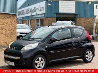 Peugeot 107 1.0 12V Verve Hatchback 3dr Petrol Manual Euro 4 (68 ps)