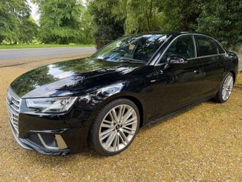 Audi A4 2.0 TFSI 40 S line Saloon 4dr Petrol S Tronic Euro 6 (s/s) (190 
