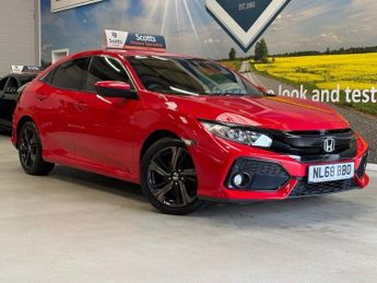 Honda Civic 1.6 i-DTEC SR Hatchback 5 Door Diesel Manual Red Euro 6 1 Owner 