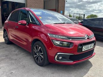 Citroen C4 Picasso 1.6 BlueHDi Flair MPV 5 Door Diesel Automatic Red EAT6 Euro 6 Lo