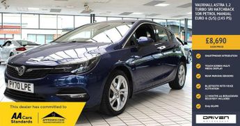 Vauxhall Astra 1.2 Turbo SRi Hatchback 5dr Petrol Manual Euro 6 (s/s) (145 ps)