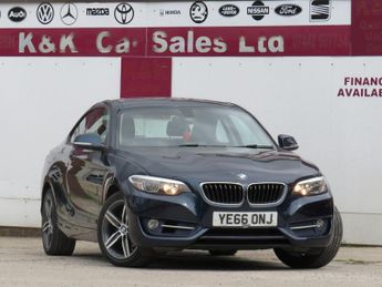 BMW 2 SERIES 1.5 218i Sport Coupe 2dr Petrol Auto Euro 6 (s/s) (136 ps)
