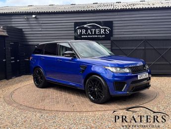 Land Rover Range Rover Sport 5.0 V8 SVR SUV 5dr Petrol Auto 4WD Euro 6 (s/s) (550 ps)