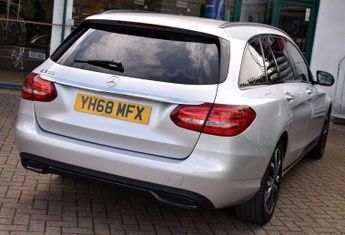 MERCEDES-BENZ C-CLASS C200 SPORT PREMIUM ESTATE 9G-TRONIC AUTO 181 BHP (EURO 6)