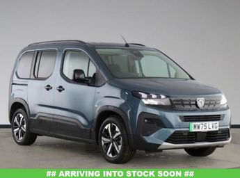 PEUGEOT e-Rifter 52kWh GT Standard MPV 5dr Electric Auto (7.4kW Charger) (136 ps)