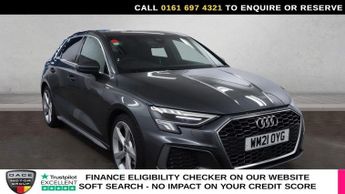 AUDI A3 1.0 TFSI 30 S line Sportback 5dr Petrol S Tronic Euro 6 (s/s) (1