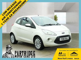 Ford Ka 1.2 Zetec Hatchback 3dr Petrol Manual Euro 5 (s/s) (69 ps)