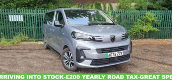 PEUGEOT E- Traveller 75kWh Allure Standard MPV 5dr Electric Auto MWB (8 Seat, 11kW Ch