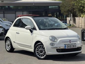 Fiat 500 1.2 Lounge Convertible 2dr Petrol Manual Euro 5 (69 bhp)