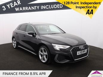 AUDI A3 1.0 TFSI 30 S line Sportback 5dr Petrol S Tronic Euro 6 (s/s) (1