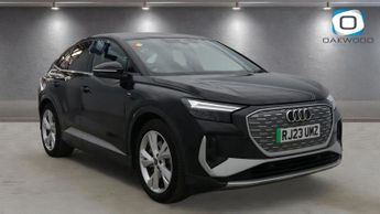 AUDI Q4 E-TRON 40 S line Sportback 5dr Electric Auto 82kWh (204 ps)