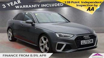 AUDI A4 2.0 TDI 35 S line Saloon 4dr Diesel S Tronic Euro 6 (s/s) (163 p